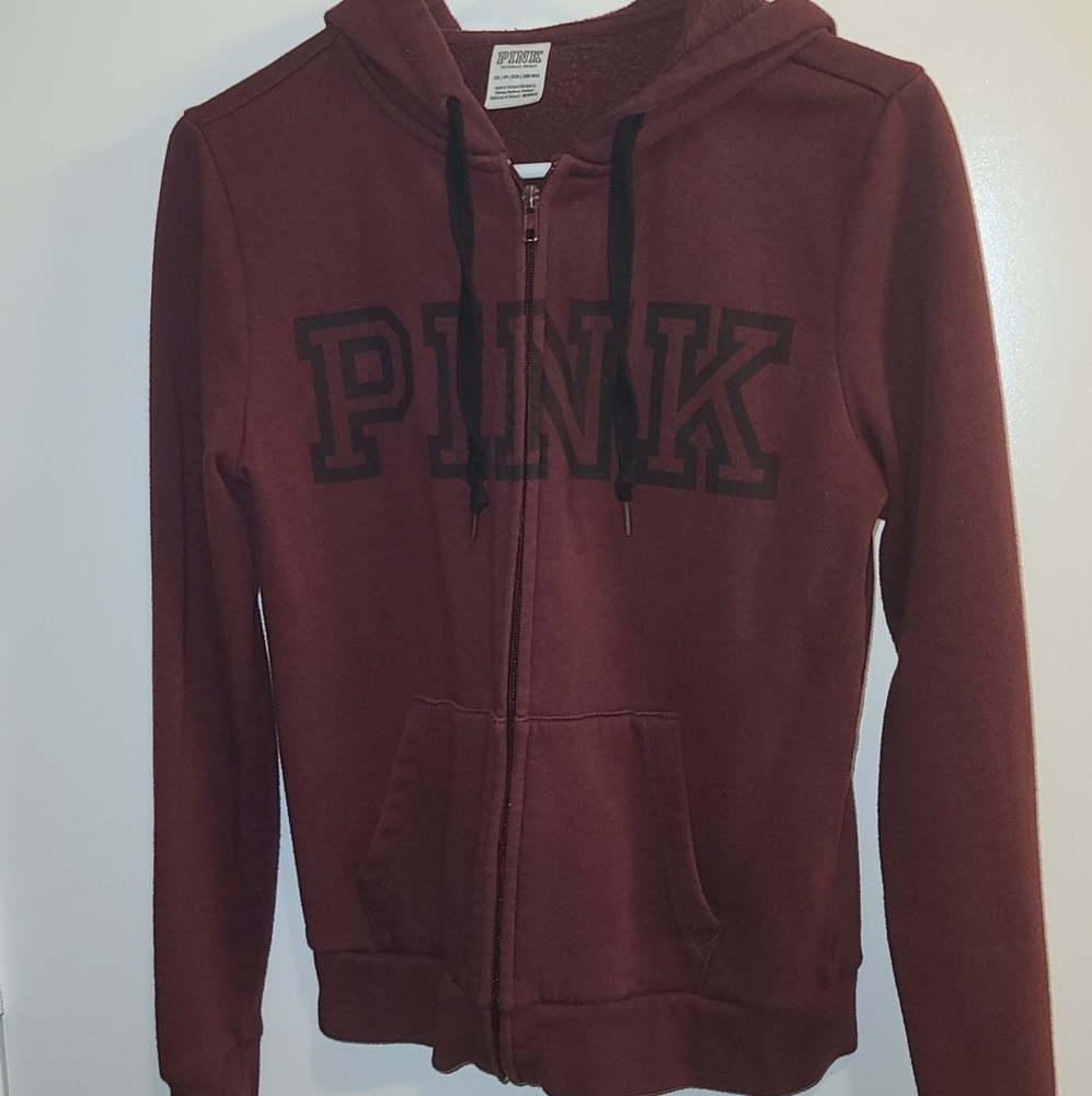PINK Victoria Secret sweater, XS and Maroon